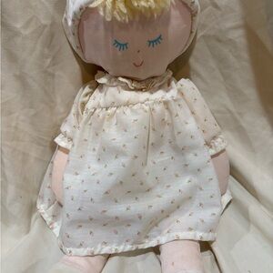 Vintage Eden Prairie Cloth Doll - Soft Plush Baby Toy